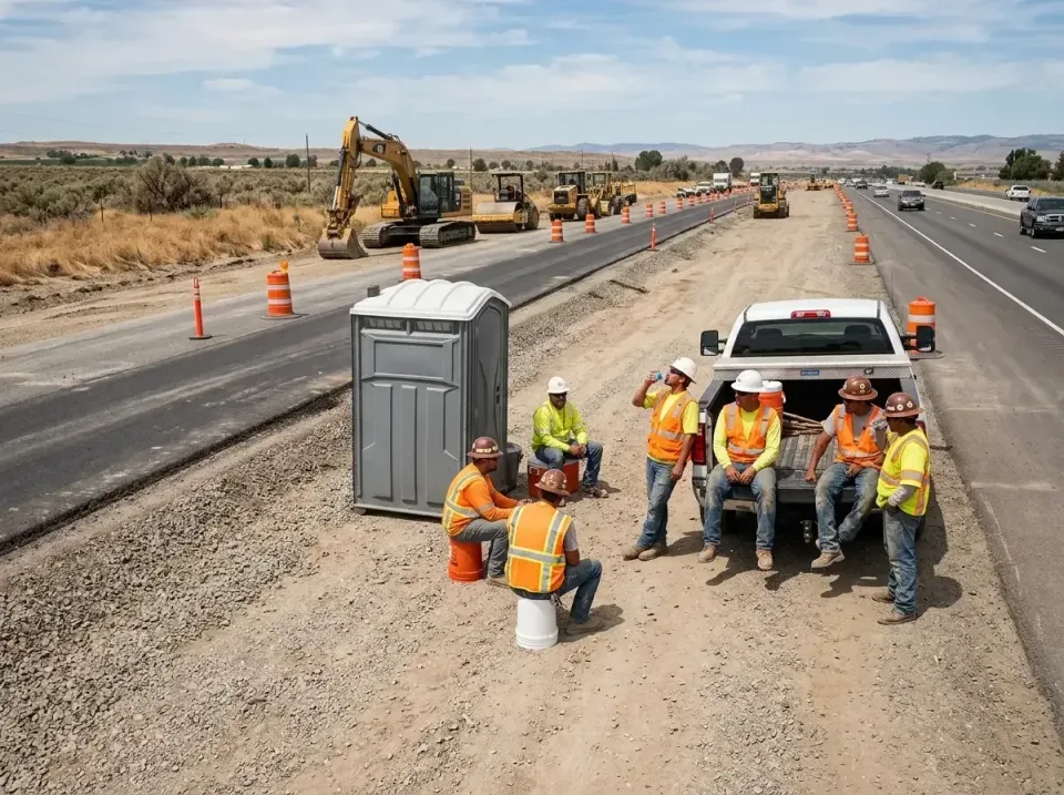 highway-road-construction-crew-007 — frequently asked questions, Porta Potty and Restroom Rentals in Kensett, AR